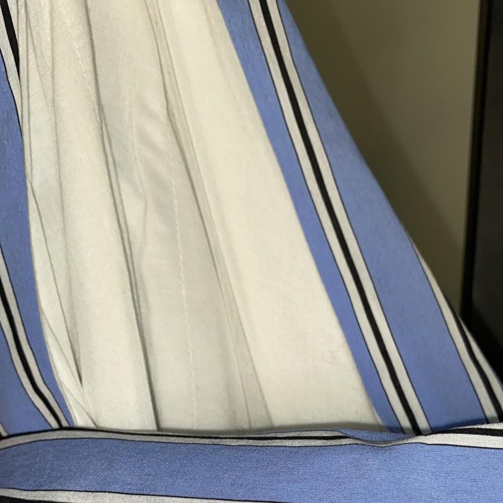 Shoulder Light Blue Cabrera Striped Poplin - Picture 13 of 15
